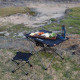 Стіл розкладний Naturehike NH20JJ020,1680D Oxford / алюміній, Розмір L, чорний