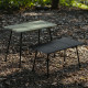 Складаний стіл Naturehike CNK2450JJ025, 60х40 см, алюміній, чорний