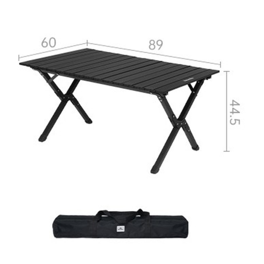 Складаний стіл Naturehike Simple Star T01 CNK2550JJ018, 89х60 см, алюміній, бежевий