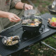 Стіл для барбекю сталевий Naturehike CNK2350CF018, чорний
