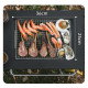 Стіл для барбекю сталевий Naturehike CNK2350CF018, чорний