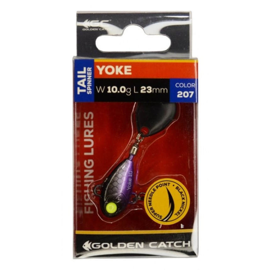 Блешня для риби, Тейл-спіннер, GC Yoke, вага 10г, колір 207