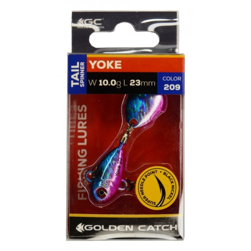 Блешня на хижака, Тейл-спіннер, GC Yoke, вага 10г, колір 209