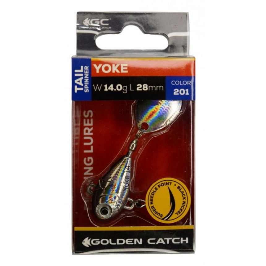 Блешня на хижака, Тейл-спіннер, GC Yoke, вага 14г, колір 201