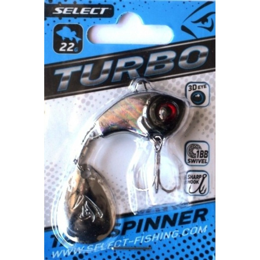 Блешня для риби, Тейл-спіннер Select Turbo, вага 22г, колір №15