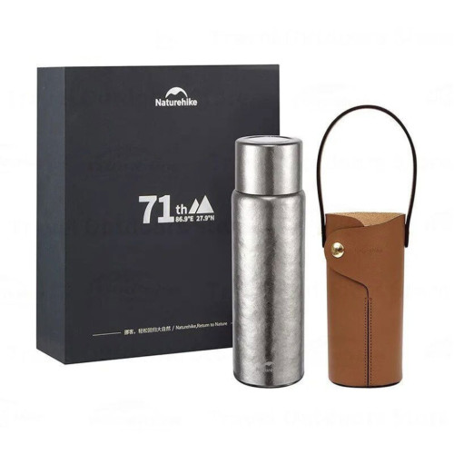Термос титановий з чохлом Naturehike CNK230CF012 600 ml Термос титановий з чохлом Naturehike CNK230CF012 600 ml