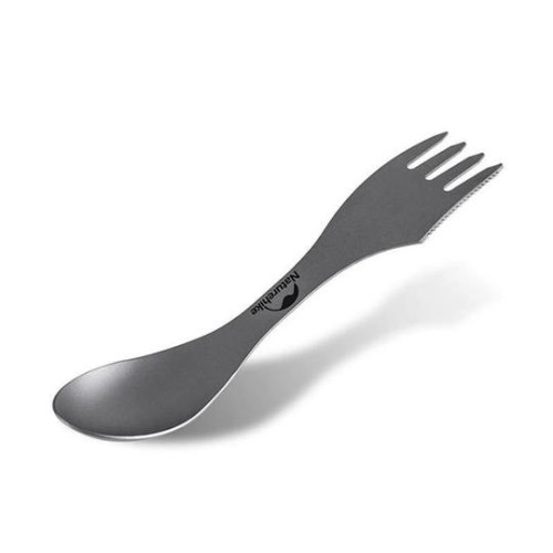 Ложка-виделка-ніж Naturehike Titanium NH19T012, титан Ложка-виделка-ніж Naturehike Titanium NH19T012, титан