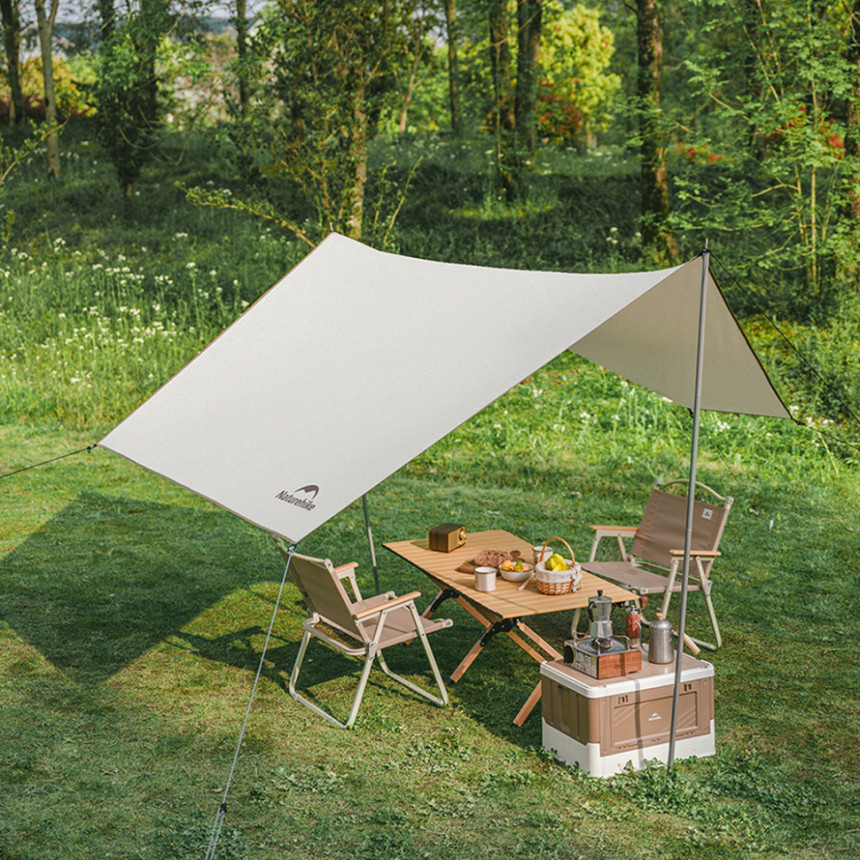Намет тримісний автоматичний із тентом Naturehike Ango Picnic CNK2450WS021, коричневий