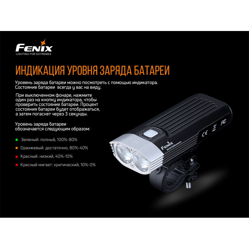 Велофара Fenix BC30 V2.0
