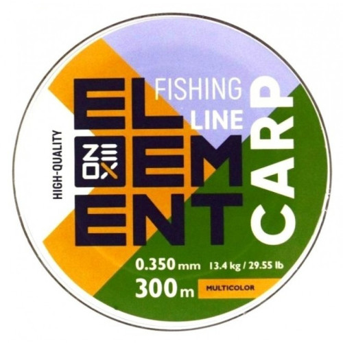Волосінь, ZEOX Element Carp Multicolor, 300м, перетин 0,350мм Волосінь, ZEOX Element Carp Multicolor, 300м, перетин 0,350мм