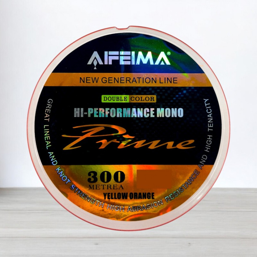 Волосінь Feima Prime Fluo Orange, 300м, 0,30мм