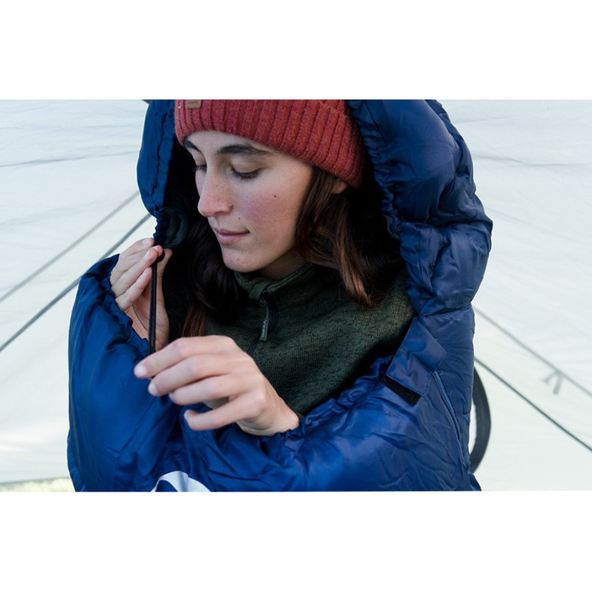 Спальник з капюшоном Naturehike MJ600 CNK2300SD014, темно-блакитний