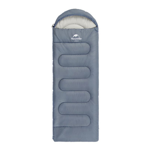 Спальний мішок Naturehike Y150L NH21MSD08, правий, сіро-блакитний Спальний мішок Naturehike Y150L NH21MSD08, правий, сіро-блакитний
