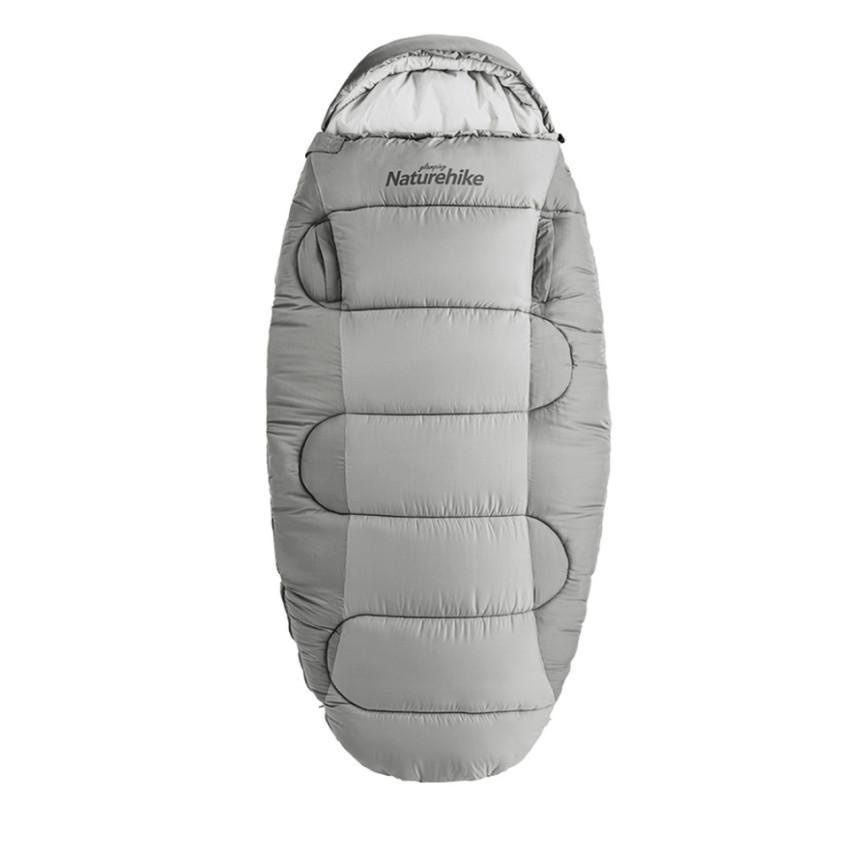 Спальний мішок овальний Naturehike PS300 CNK2350WS026, сірий