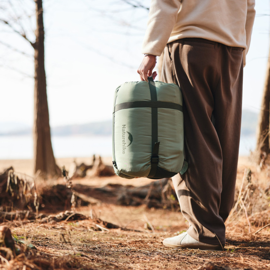 Спальний мішок двомісний Naturehike CNK2300019, коричневий