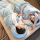 Спальник з капюшоном Naturehike L250 NH21MSD07, (9°C), правий, блакитний