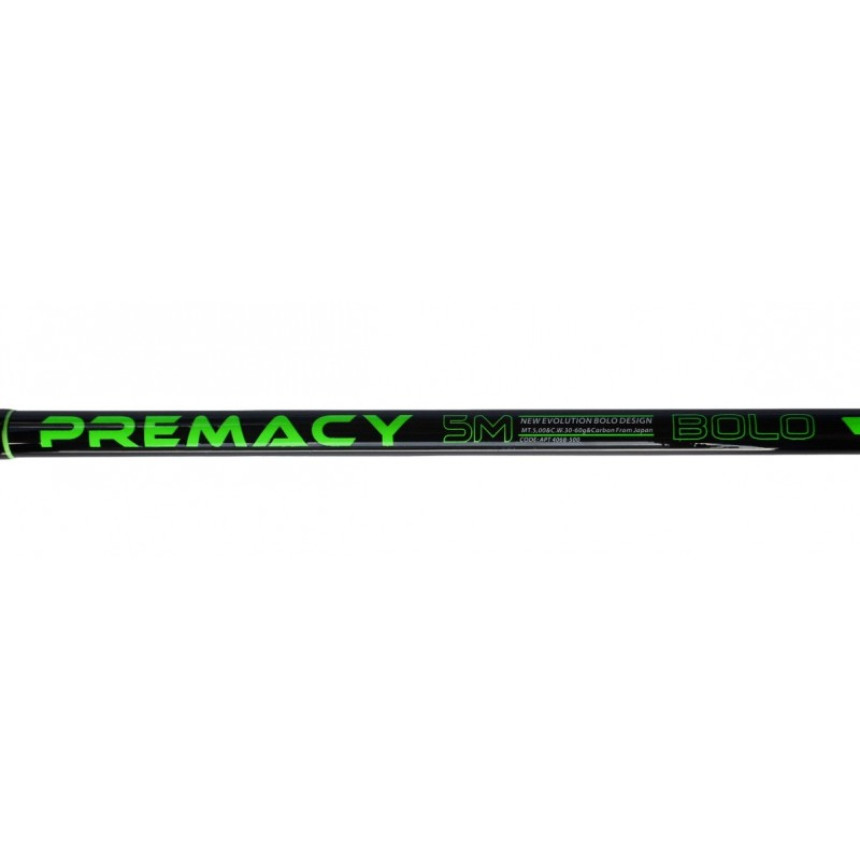 Рибальська вудка, з кільцями, Feima Premacy bolo 4068, тест 30-60г, довжина 5м