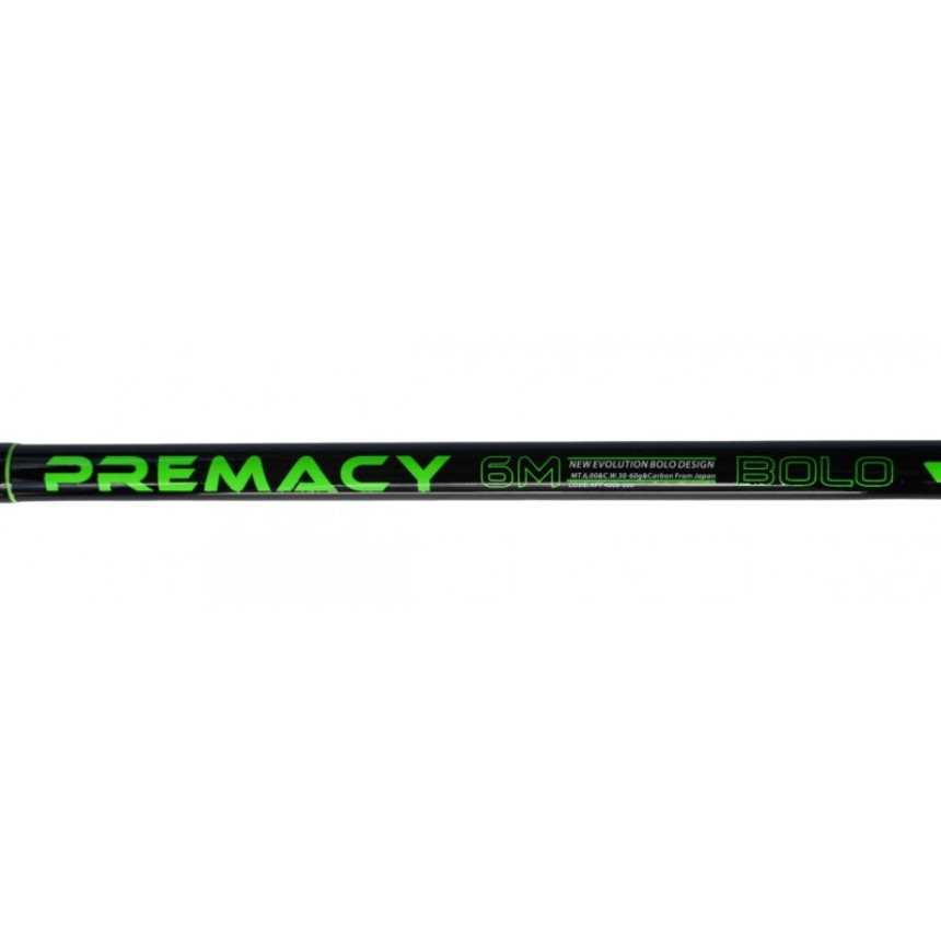 Вудка для риболовлі, з кільцями, Feima Premacy bolo 4068, тест 30-60г, довжина 6м