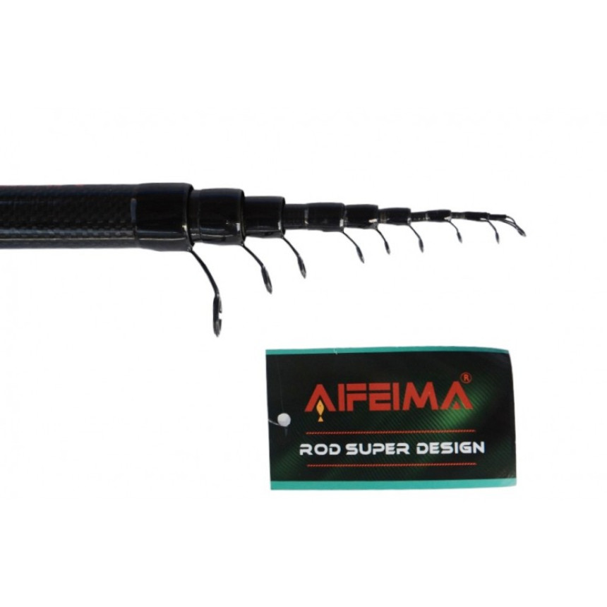 Вудка для риболовлі, з кільцями, Feima Premacy bolo 4068, тест 30-60г, довжина 6м