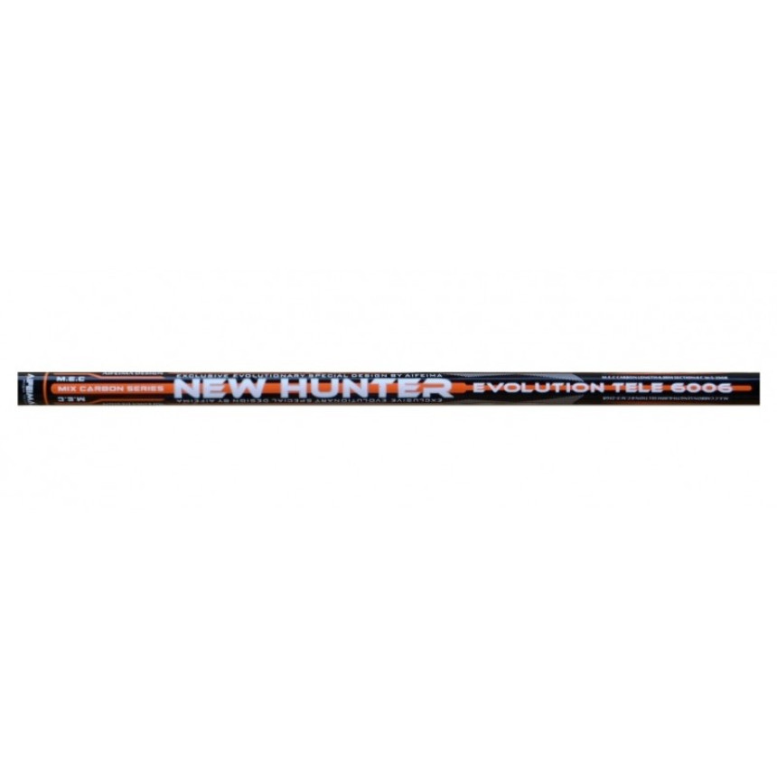Рибальська вудка, з кільцями Feima New Hunter Evolution 4070, тест 5-25г, довжина 6м