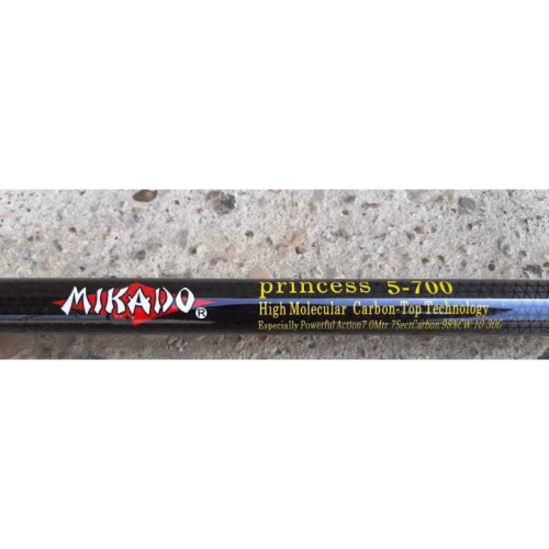 Вудка Mikado Princess з кільцями, тест 10-30г, довжина 7м Вудка Mikado Princess з кільцями, тест 10-30г, довжина 7м