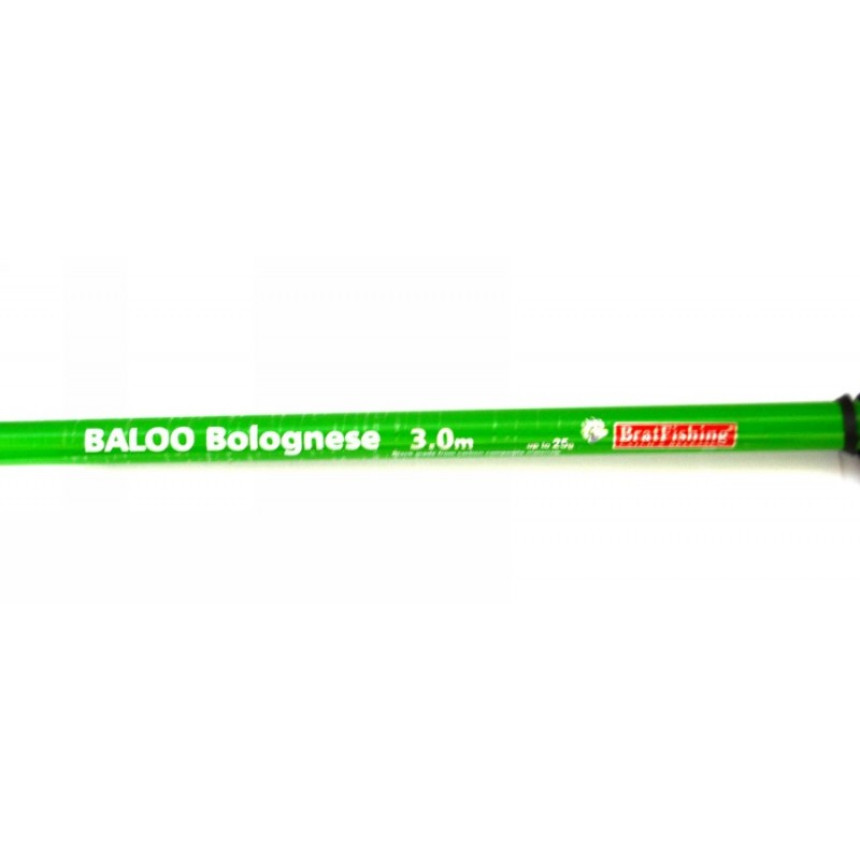 Вудка Братфишинг Baloo Bolognese з кільцями, 3м