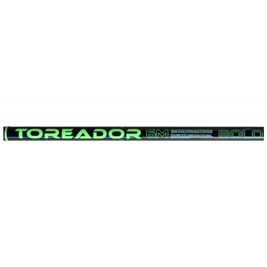 Вудка для риболовлі, з кільцями, Feima Toreador 4067, тест 50-100г, довжина 6,0м