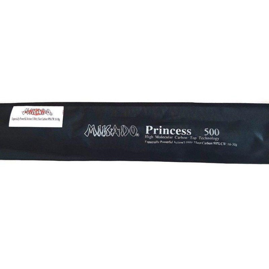 Вудка Mikado Princess з кільцями, тест 10-30г, довжина 5м