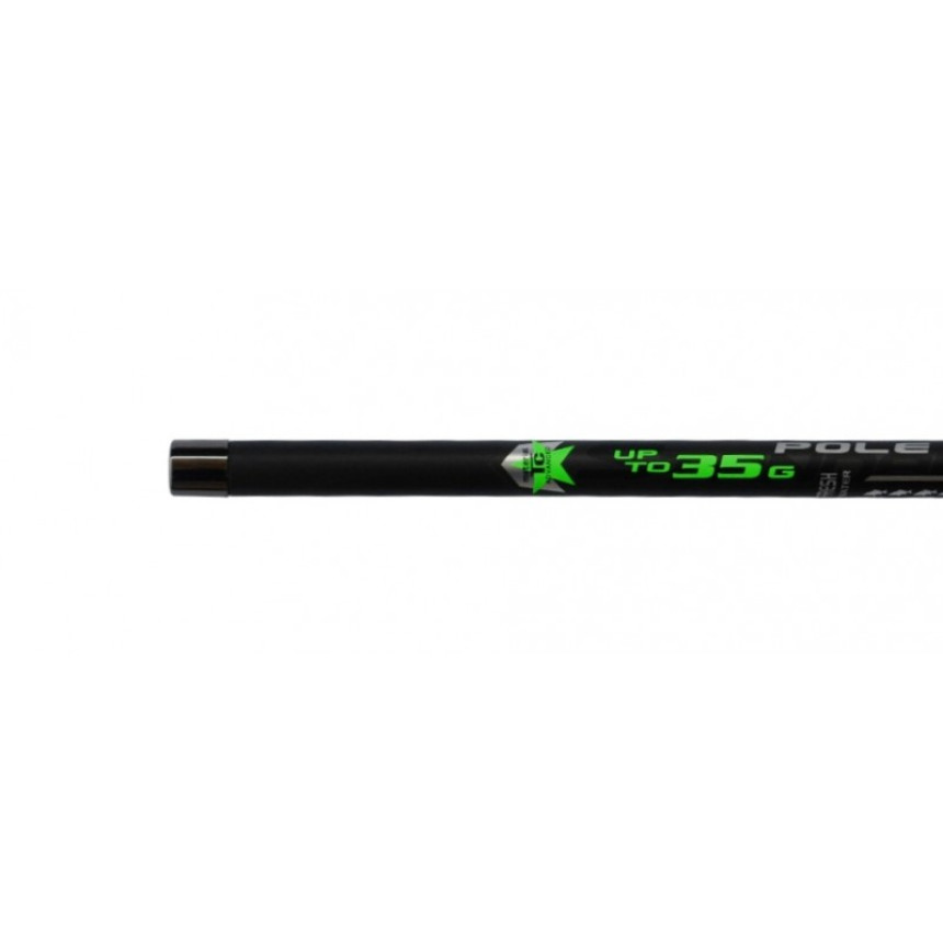 Вудка для лову риби, без кілець, Siweida Standard Master MX Pole, тест до 35г, довжина 4м