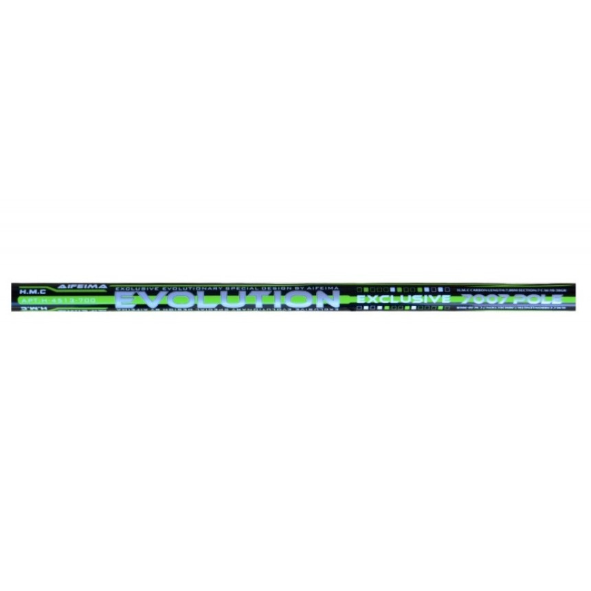 Вудка для риболовлі, без кілець, Feima Evolution Exclusive 4513, тест 10-30г, довжина 7,0м