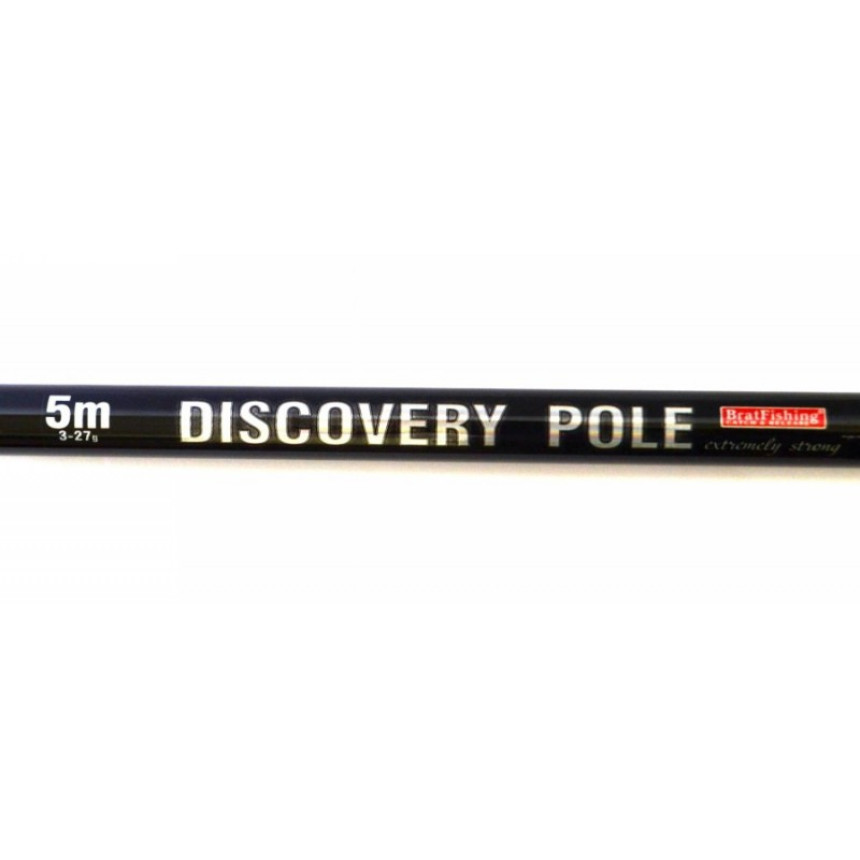Вудлище BratFishing Discovery Pole без кілець 5м, тест 3-27г