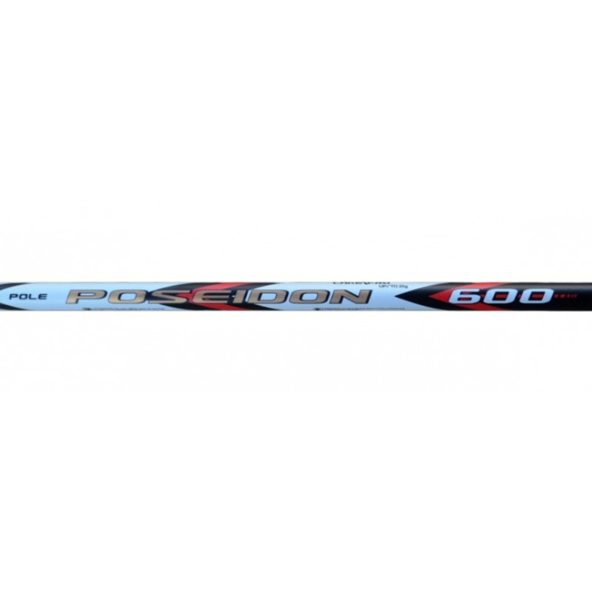 Рибальська вудка, без кілець, Siweida Poseidon Pole, тест до 21г, довжина 6м