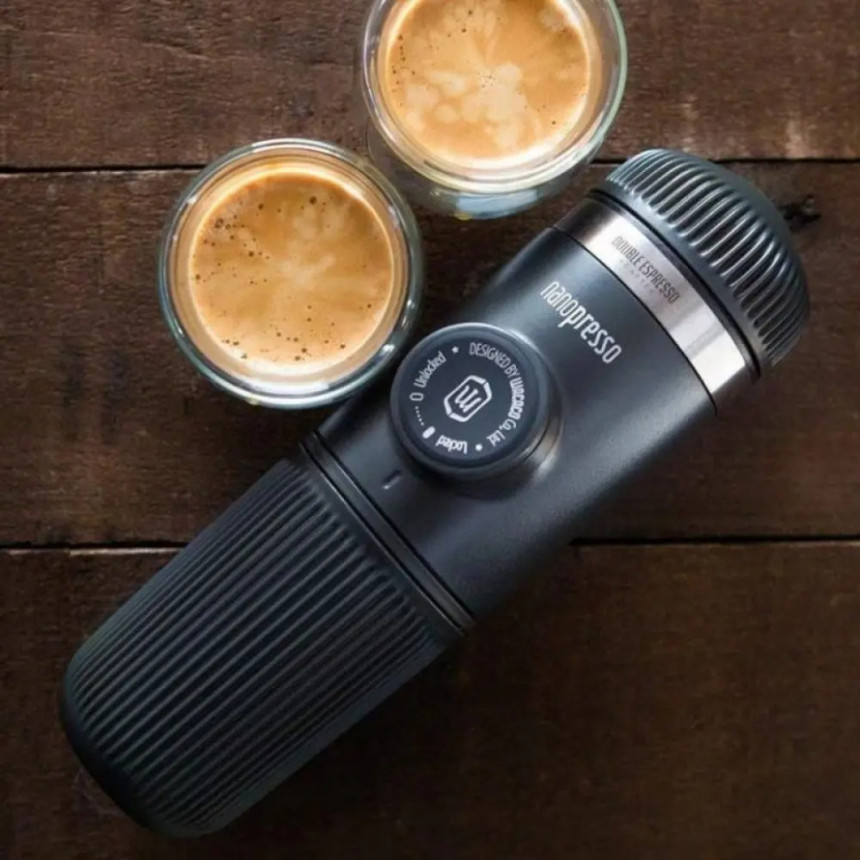 Набір Барісти Wacaco Nanopresso Barista Kit, додатковий аксесуар для Nanopresso (резервуар 120 мл, чашка, кошики, адаптер)