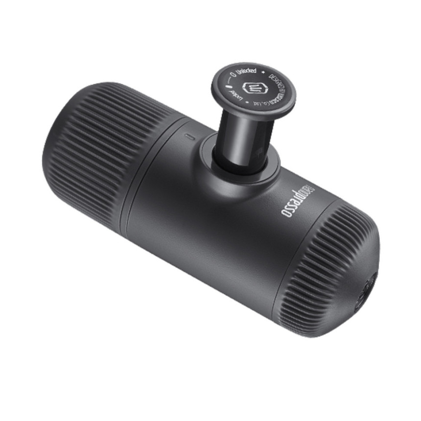 Портативна еспресо-кавоварка Wacaco Nanopresso сіра з чохлом