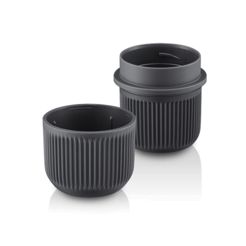 Портативна еспресо-кавоварка Wacaco Nanopresso сіра з чохлом