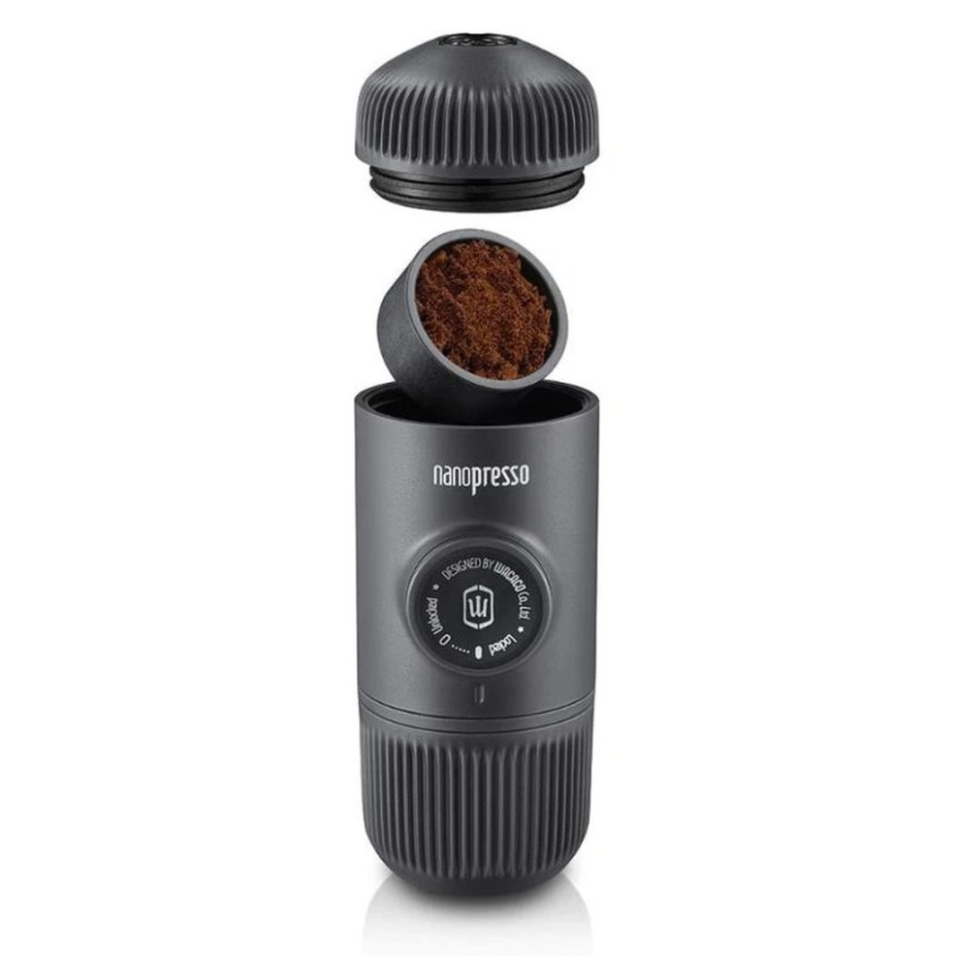 Портативна еспресо-кавоварка Wacaco Nanopresso+ з адаптером для капсули