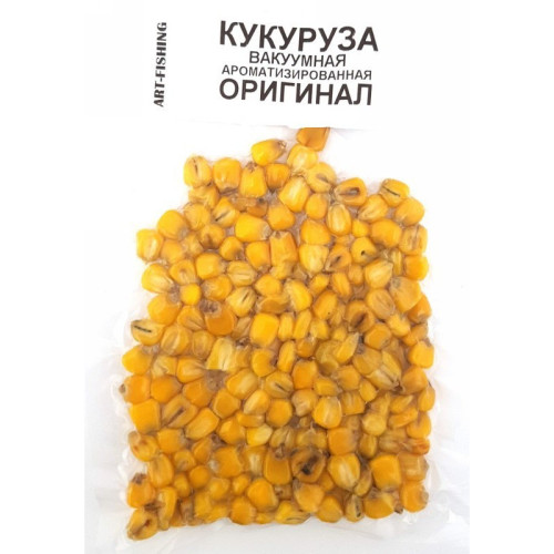 Наживка Кукурудза Art Fishing у вакуумній упаковці, 100гр, оригінал
