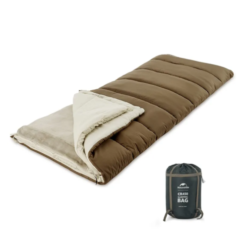 Спальний мішок 3 в 1 Naturehike CR450 CNH22SD011, коричневий Спальний мішок 3 в 1 Naturehike CR450 CNH22SD011, коричневий