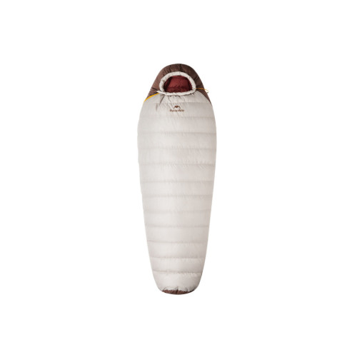 Спальник з натуральним пухом Naturehike Snowbird CNK2550WS014, p-р L, коричневий 400 г Спальник з натуральним пухом Naturehike Snowbird CNK2550WS014, p-р L, коричневий 400 г