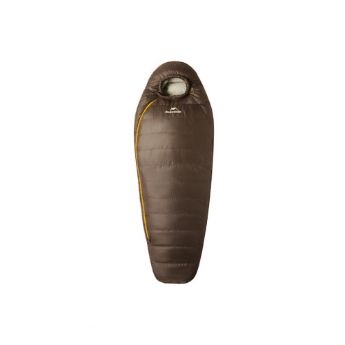 Спальник з натуральним пухом Naturehike Snowbird CNK2550WS014, p-р L, темно-коричневий 400 г Спальник з натуральним пухом Naturehike Snowbird CNK2550WS014, p-р L, темно-коричневий 400 г