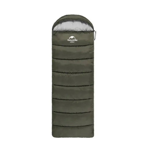 Спальник з капюшоном Naturehike U350S NH20MSD07, (-3°C), лівий, темно-зелений Спальник з капюшоном Naturehike U350S NH20MSD07, (-3°C), лівий, темно-зелений