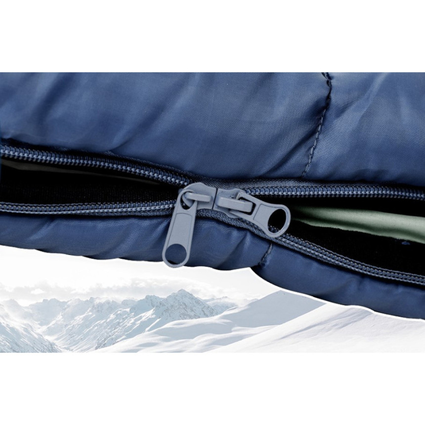 Спальник з капюшоном Naturehike MJ300 CNK2300SD014, темно-блакитний