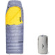 Спальник з натуральним пухом Naturehike CW700 CNK2450WS048, p-р M, жовто-сірий