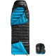 Спальник з натуральним пухом Naturehike CW400 NH18C400-D, p-р M, чорно-блакитний